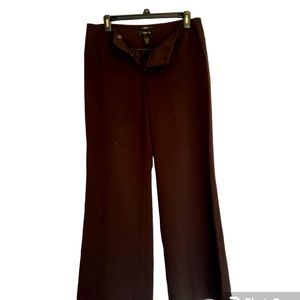 Women’s Wide Leg Pants Trousers/ Size 6/ Color Brown/ Brand Style& Co